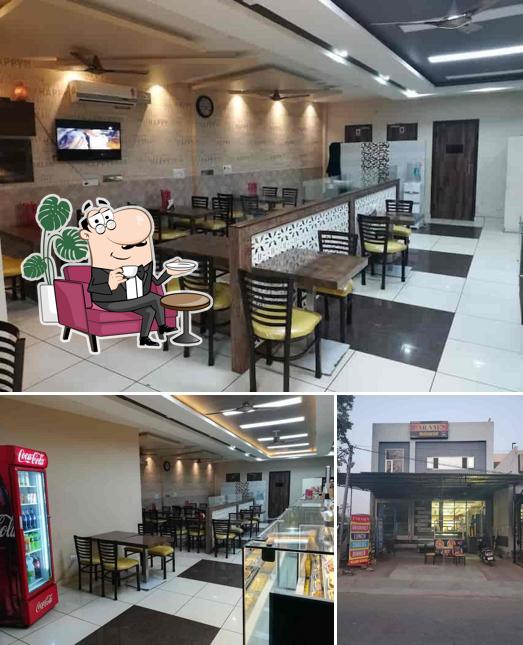 Among different things one can find interior and exterior at Param Restaurant's