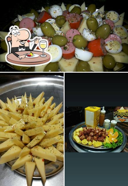 Comida em Cachaçaria Paraiso "O Pingão"