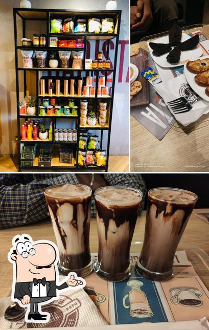 The photo of interior and beer at BARISTA COFFEE CAFE ROPAR