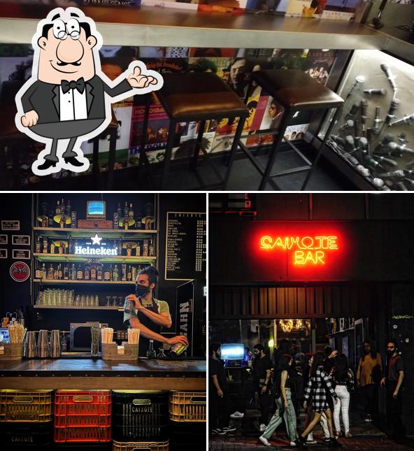 Veja imagens do interior do Caixote Bar