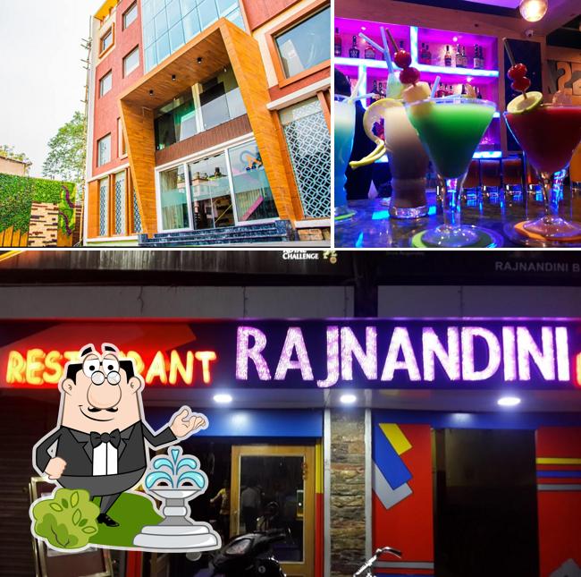 Among different things one can find exterior and alcohol at HOTEL RAJNANDINI