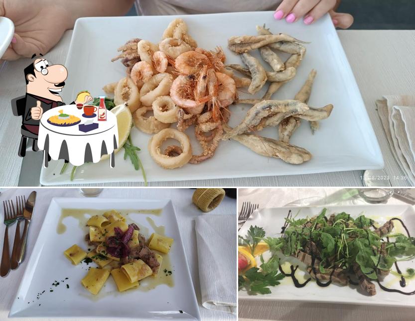 Piatto di formaggi al La Perla del Tirreno