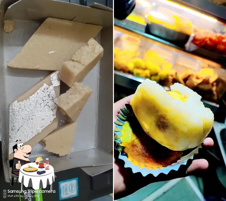 Cheese plate at New Prem Sweets