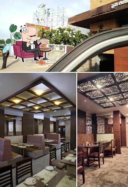 Suvas Restaurant is distinguished by interior and exterior