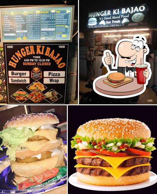 Treat yourself to a burger at hunger ki bajao