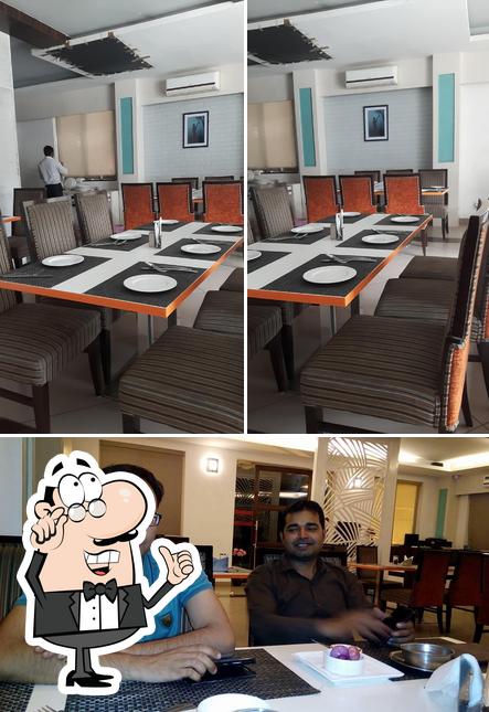 The interior of Banana Leaf Restaurant