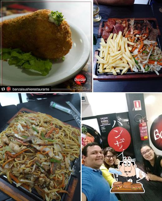 Peça um sanduíche no Banzai Sushi e Restaurante