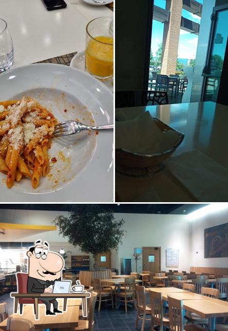 Guarda la immagine che presenta la interni e cibo di Brek
