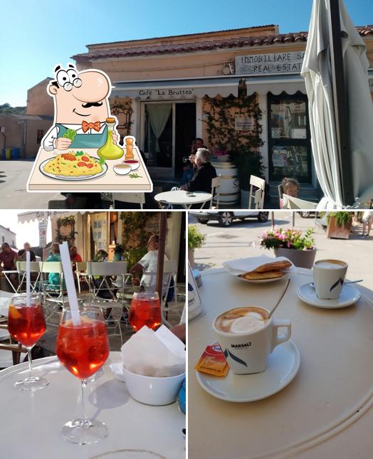 Tra le varie cose da Café La Bruttea si possono trovare la cibo e interni