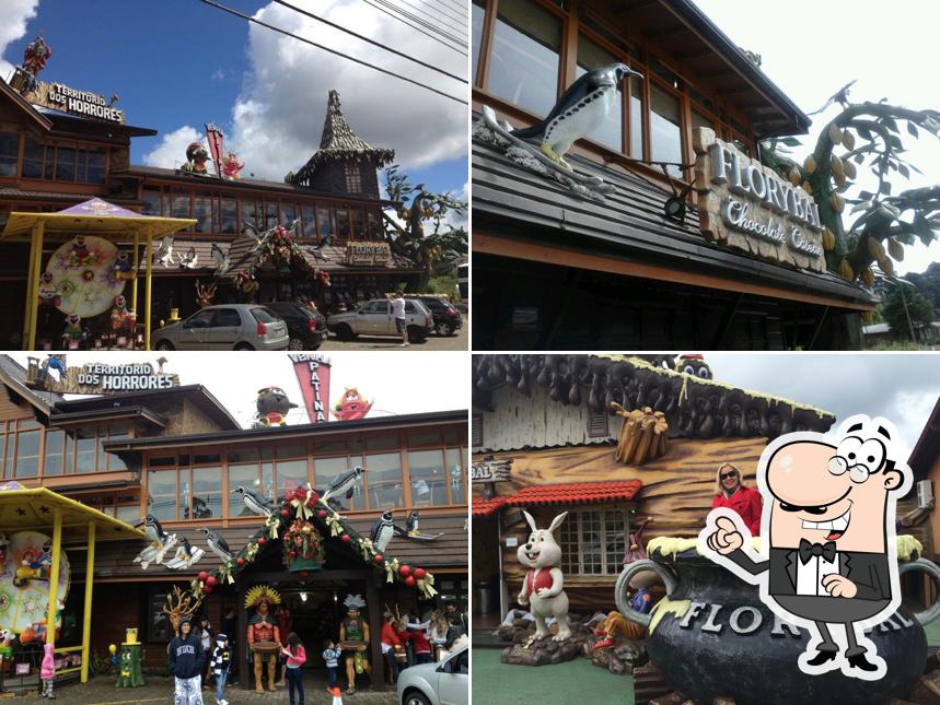 Desfrute da vista da área externa do Cafeteria Florybal