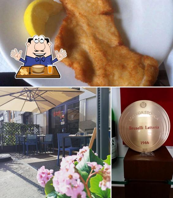Tra le varie cose da Trattoria Brunelli si possono trovare la cibo e bevanda