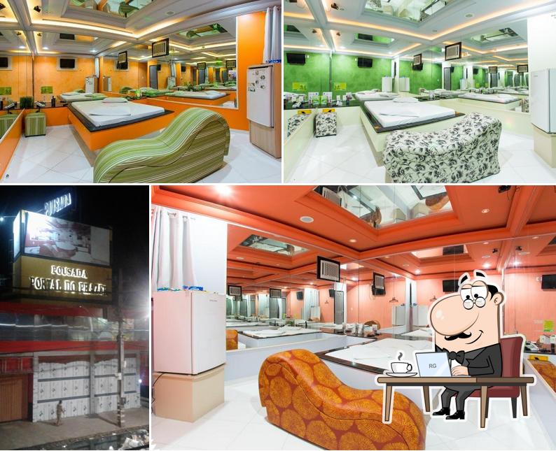 O interior do Fit Motel