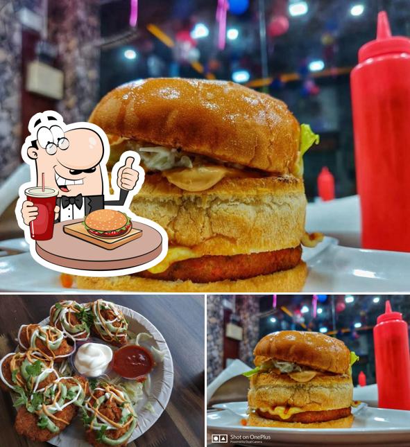 Get a burger at MG Fast Food