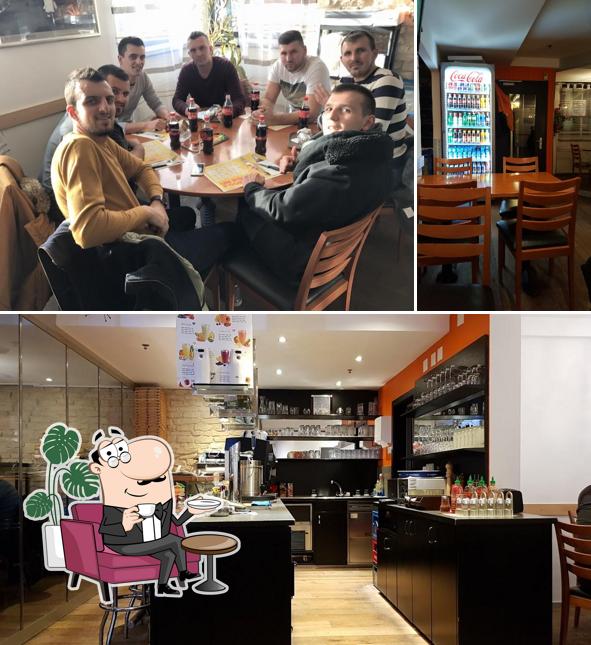 Gli interni di ORANGE Kebab-Pizza-Restaurant