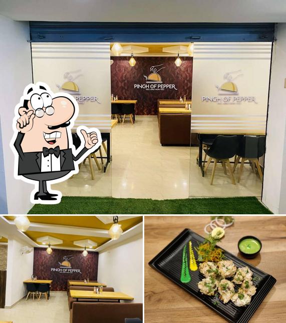 The interior of PINCH OF PEPPER , Varthur