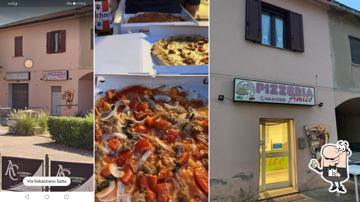 Gli interni di Pizzeria Amico Carbonia