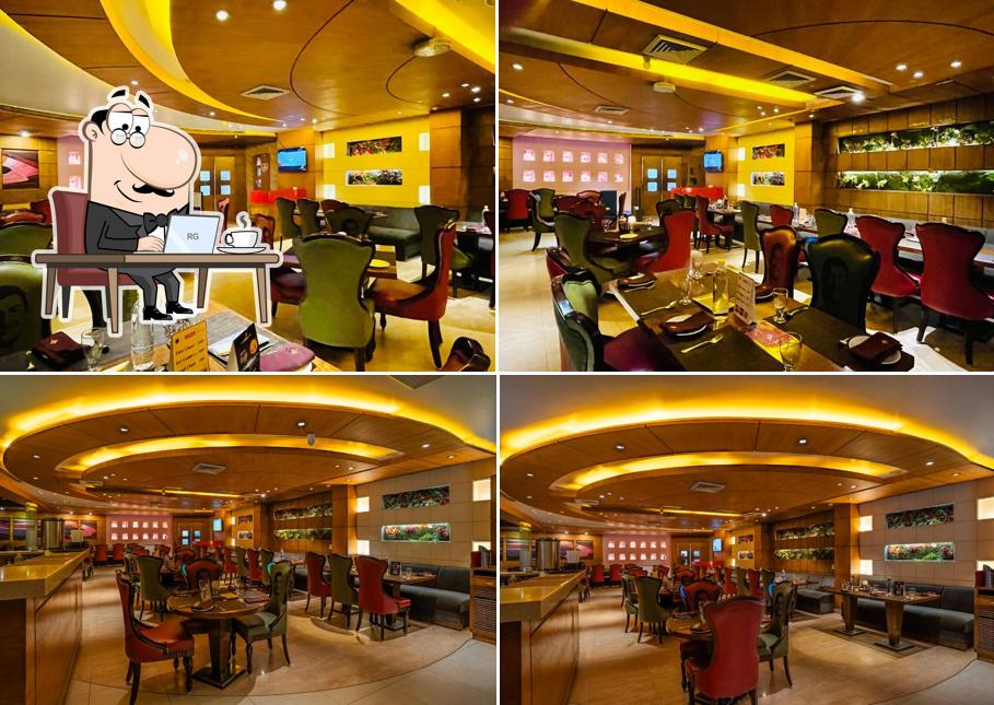 The interior of The Yellow Chilli - Sarabha Nagar, Ludhiana