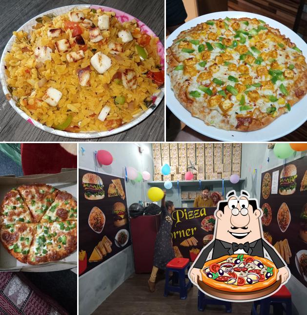 Try out pizza at The Pizza Corner