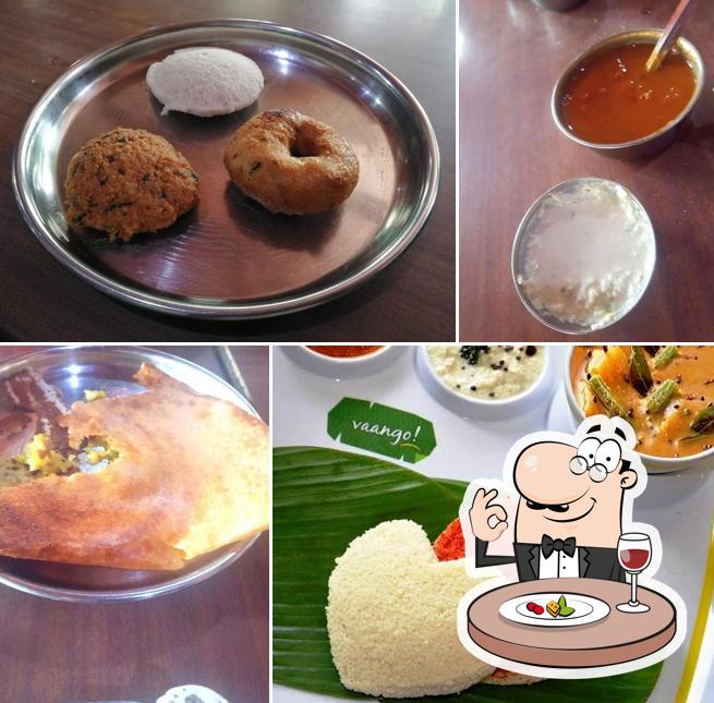 Food at South Indian Restaurant