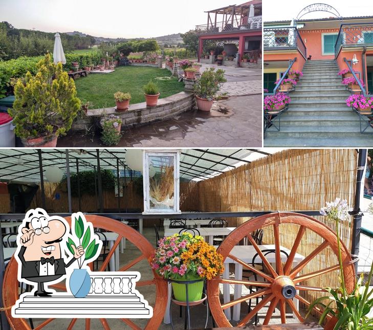 Puoi goderti l'aria fresca dal dehors di Agriturismo Bisenzio - Braceria-Pizzeria-Camere