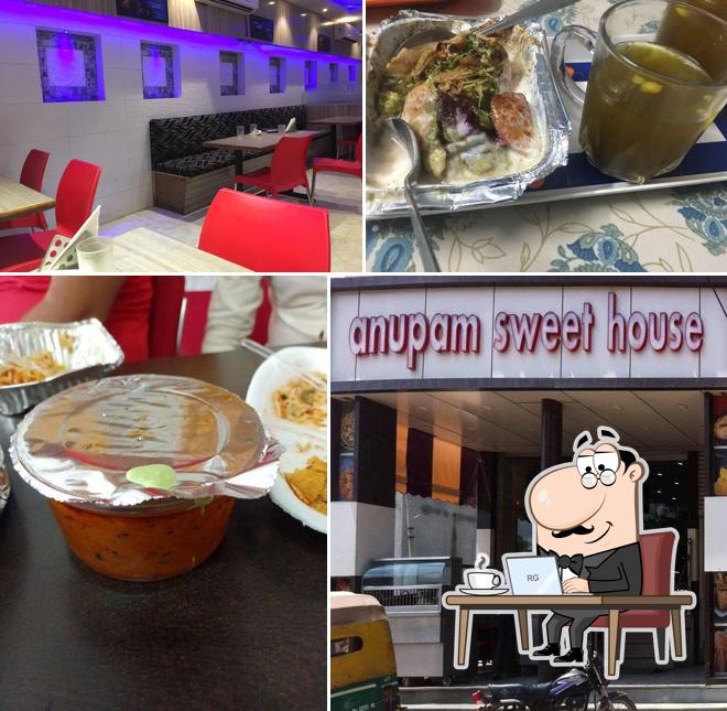 Check out how Anupam Sweet House looks inside