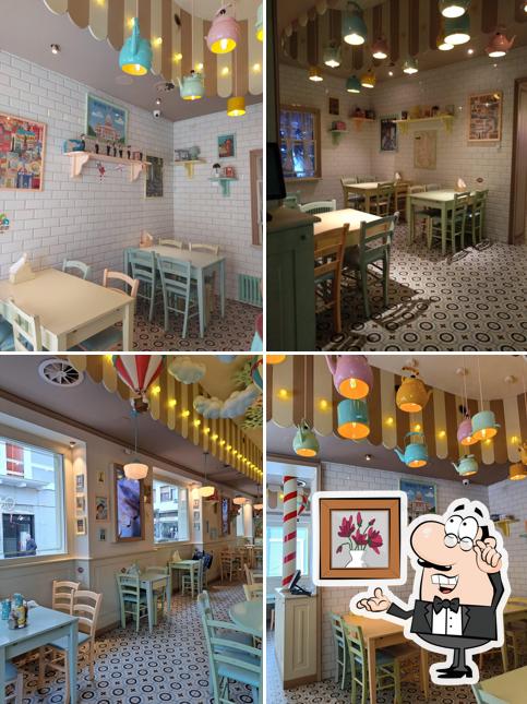 Gli interni di White Bakery