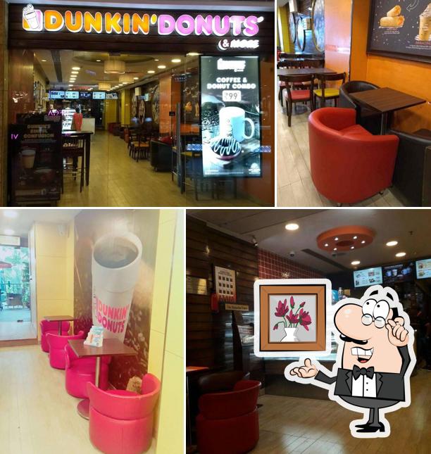 The interior of Dunkin' Donuts