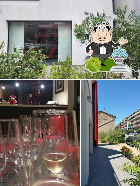 Questa è la foto che raffigura la esterno e bancone da bar di L'Utopia Brunch Restaurant