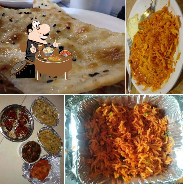 Food at New Maha Punjab Restaurant