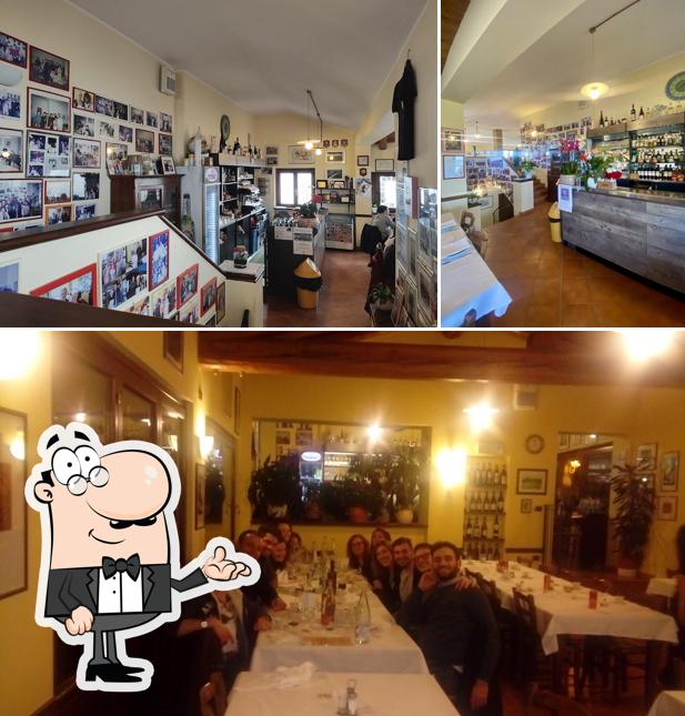 Gli interni di Osteria da Gemma