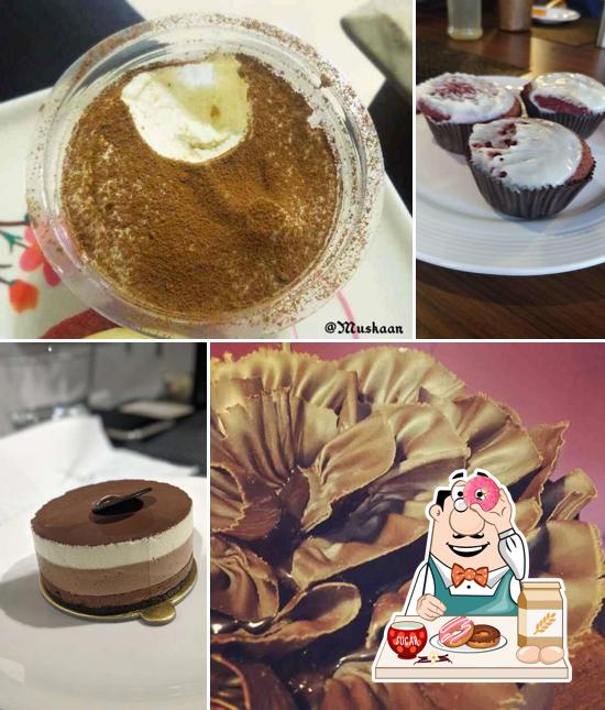 Jeanne Ferrer offers a selection of sweet dishes