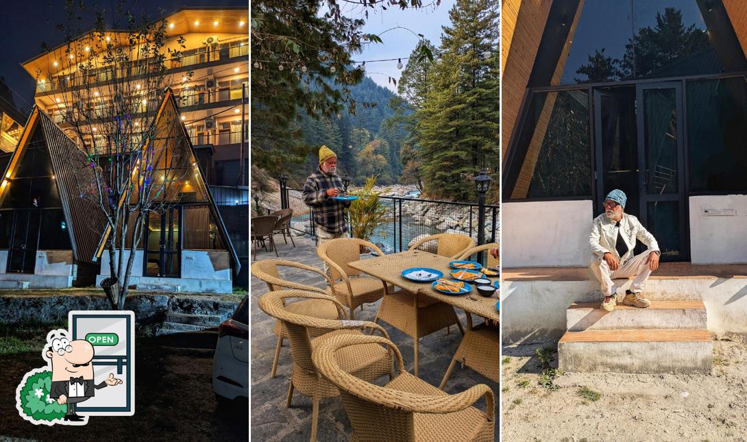 The exterior of La Familia, Kasol (Riverside)