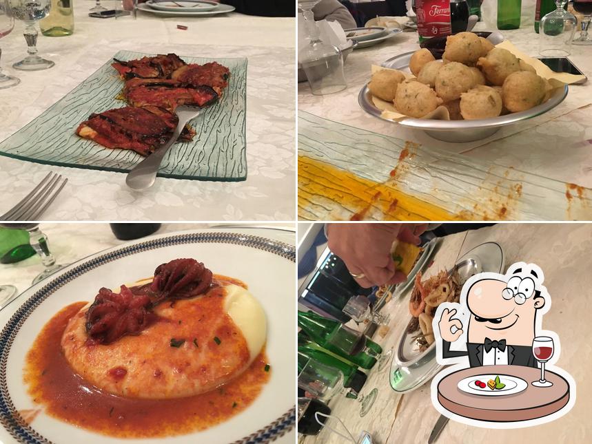 Cibo al Ristorante Anfiteatro Cumano "Villa Giulia"