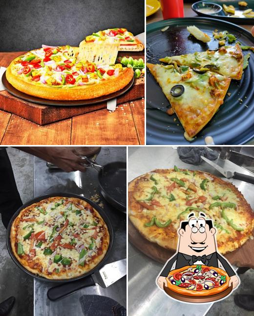Try out pizza at AllinOne Pizza