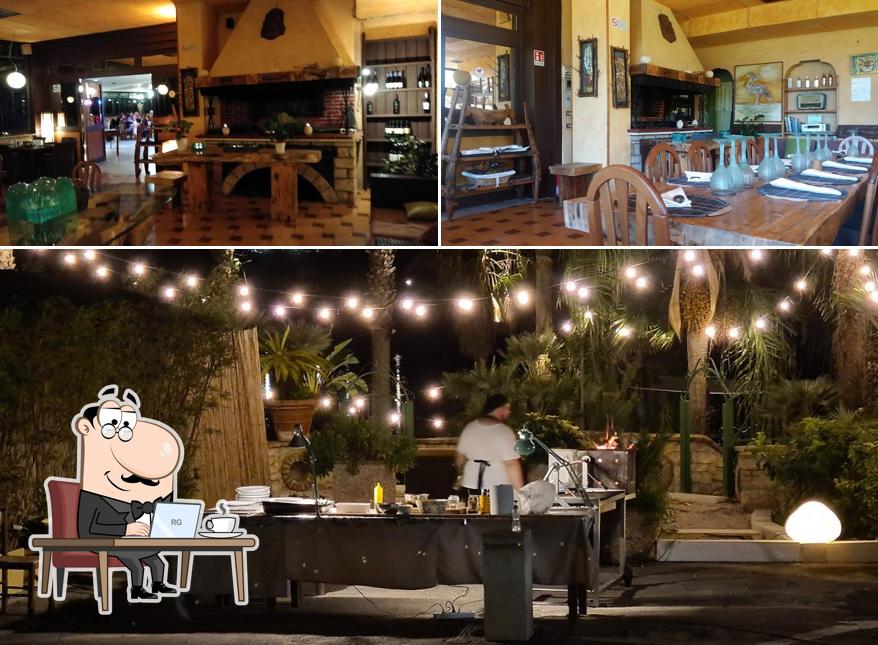 Dai un'occhiata agli interni di Ristorante La Colomba Tropical Garden