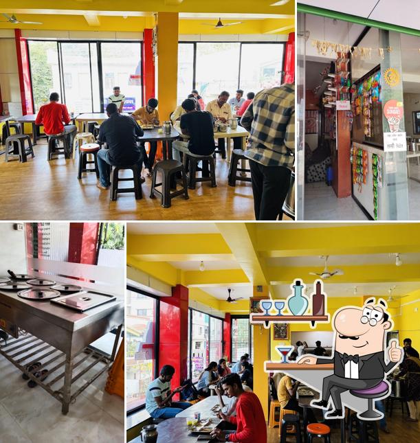 The interior of Sarvadnya Mess & Food Point(Family Veg Restaurant)