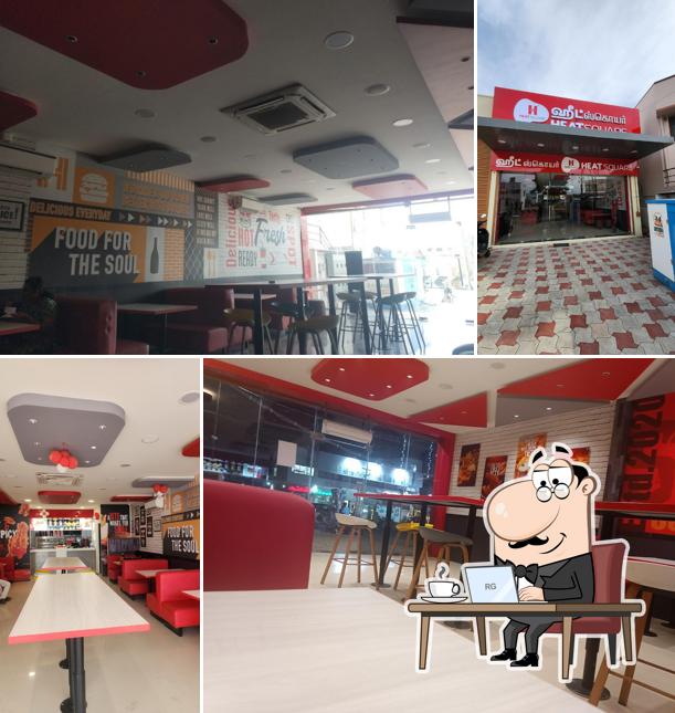 Check out how Heat Square Restaurant Erode looks inside