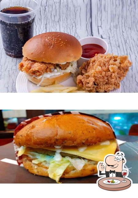 Pulled pork sandwich at Burger Queen