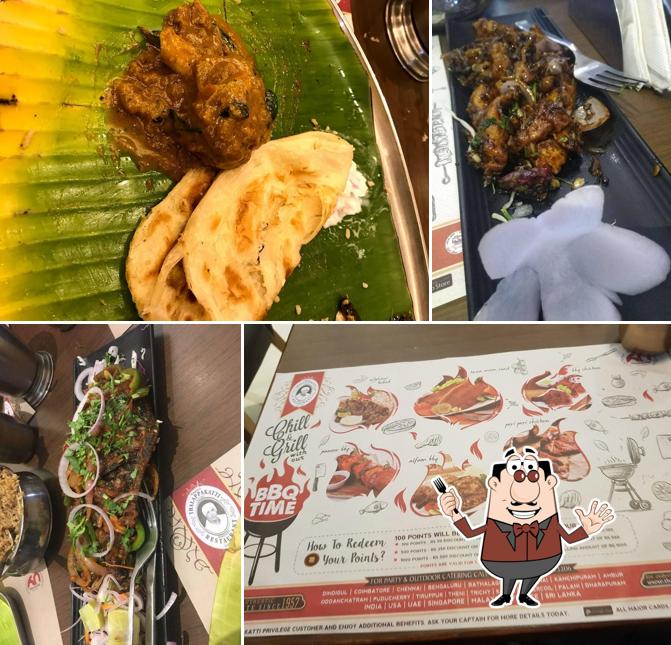 Food at Dindigul Thalappakatti Restaurant