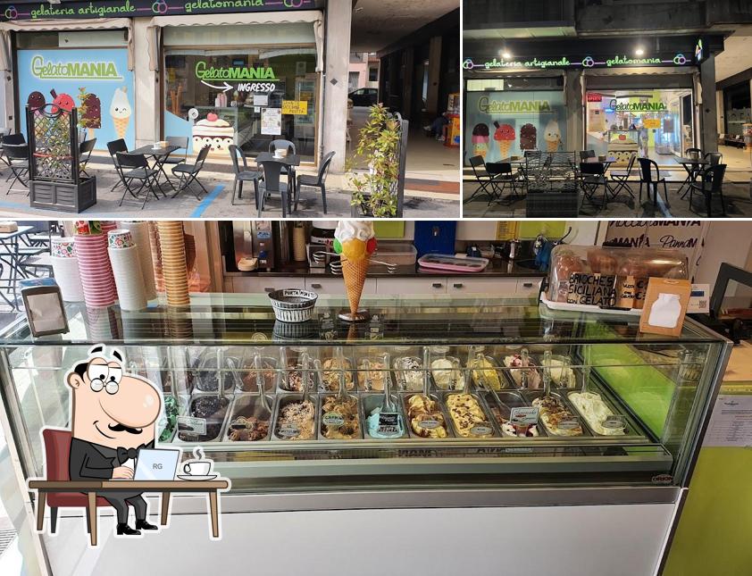 Gli interni di Gelatomania Gli interni di Gelatomania