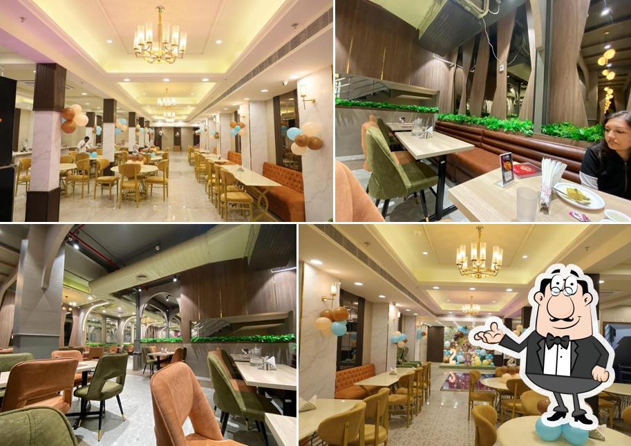 The interior of Hira Sweets