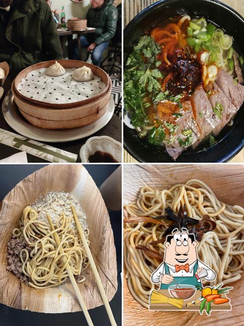 Spaghetti alla bolognese al Oh Crispa! 生煎馒头 Chinese Street Food