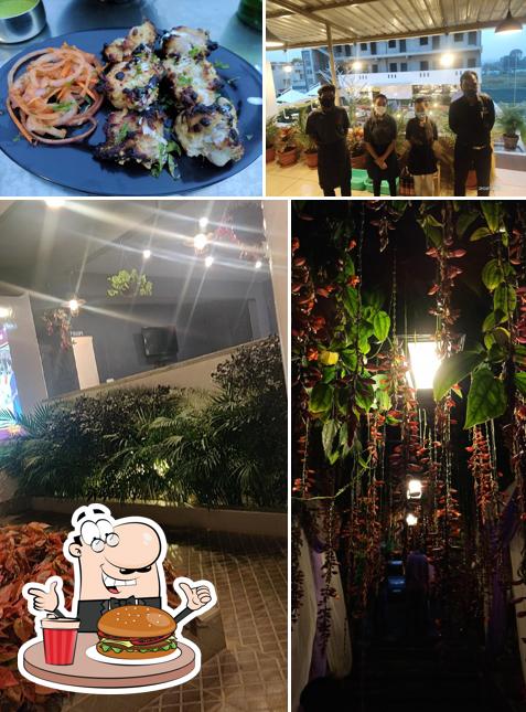 Try out a burger at Kick Bunk Restaurant and Bar