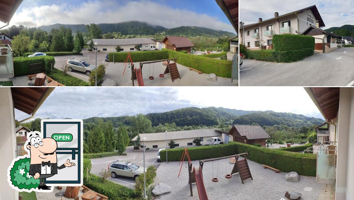 Gli esterni di Gostišče Prenočišča Kimovec