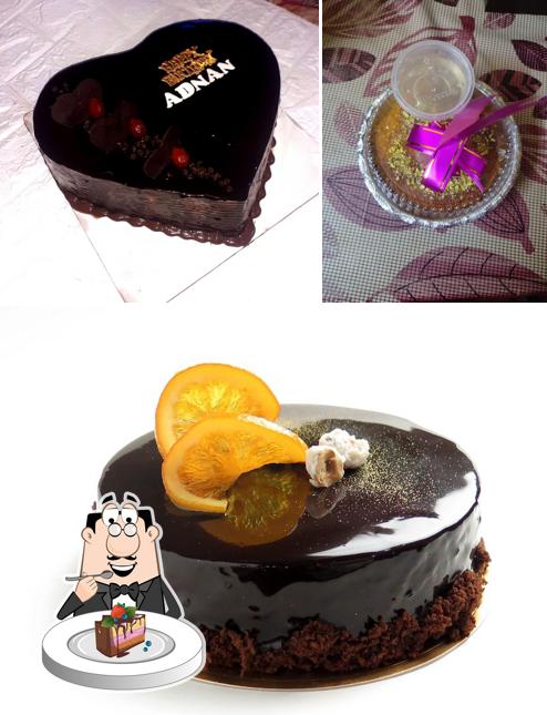 Chocolate cake at KUNAFA WORLD KAYAMKULAM