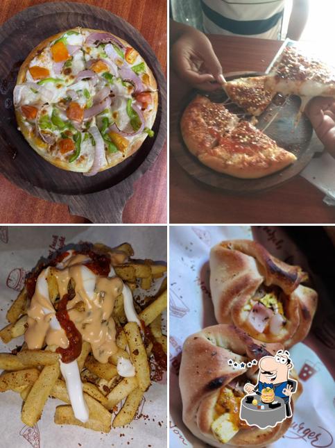 Food at Pizza D Queen