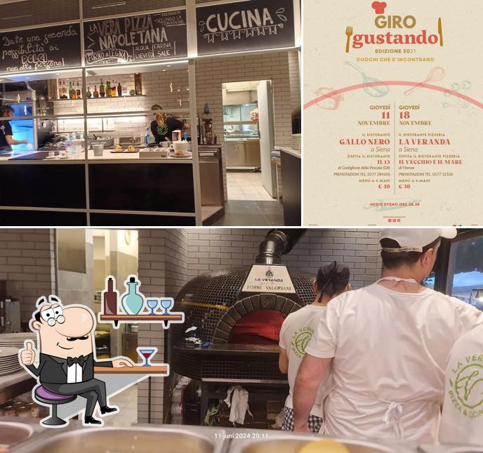 Dai un'occhiata agli interni di Pizzeria La Veranda Siena