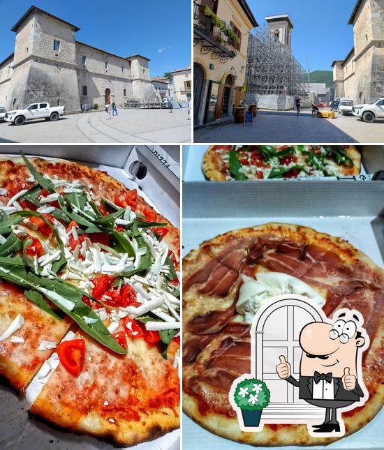 La foto di esterno e cibo da Pizzeria d'arte