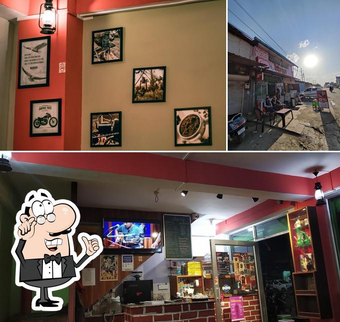 The interior of The Pit Stop Cafe