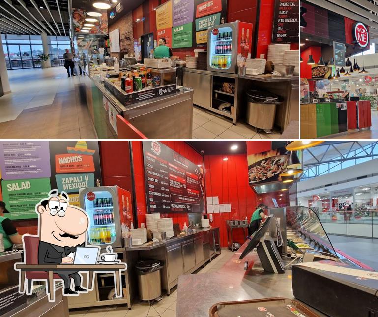 Gli interni di Wokme